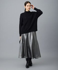 自由区 S 【SHIHOさん着用】ラメフォックスケーブル ニット