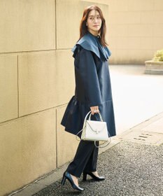 #Newans 【セレモニーにも】バックペプラムコート