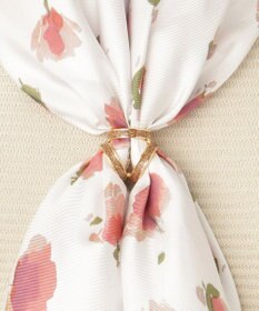 MOONBAT Luna Luce(ルナルーチェ)スカーフリング ラメ 3 Ring お手持ちのスカーフを通すだけ ギフト