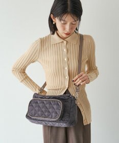 russet 【2025AW新作】キルティング横長2WAYショルダーバッグ(SF-258)