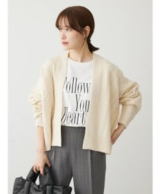 Green Parks 着流しケーブルカーディガン