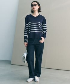 UNFILO 【UNFILO DENIM/新色追加】撥水ストレッチ テーパードデニム