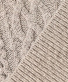 J.PRESS LADIES 【洗える】アラン ニットベスト