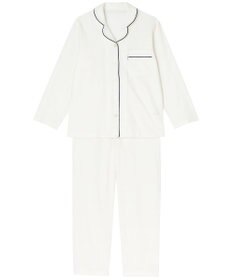 ワコール／睡眠科学 【パジャマ】　長袖　長ズボン　綿混　パイル素材　睡眠科学／ワコール　YDX532