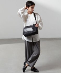 Y'SACCS ナイロン×リサイクルレザー　コンビマルチショルダー