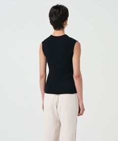 GRACE CONTINENTAL リブシアーニットトップ