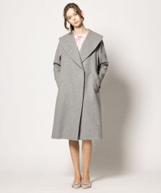 TOCCA LOOFAH ショールカラーウールコート