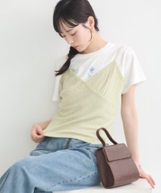 earth music&ecology アイレットレースキャミ