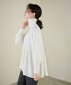 #Newans 【洗える】ペプラムデザインワイドシルエットプルオーバー