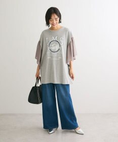 Green Parks ・ＥＬＥＮＣＡＲＥ　ＤＵＥ　デニムタックワイドパンツ