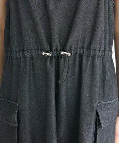 Green Parks カーゴポケットデニムキャミワンピース