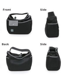 PET PARADISE ソフト メッシュスリング キャリーバッグ 【小型犬】 ブラック / ホワイト