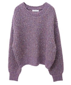 Green Parks ｍｉｘラメショートニットプルオーバー