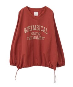 Green Parks ナイロンロゴＶネックプルオーバー