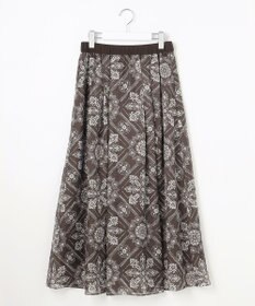 自由区 ロータスタイルプリント スカート