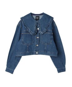 Green Parks ・Ｄｏｕｂｌｅ　Ｆｌａｇｓ　　フリルカラーＧジャン