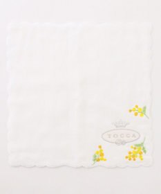TOCCA AIRY YELLOW PEARL HANDKERCHIEF ハンカチ