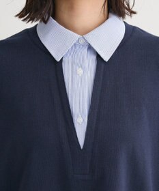 Green Parks 衿レイヤードッキングチュニック