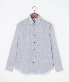 JOSEPH ABBOUD 【オーガニックコットン使用・JAPANファブリック】ジオメトリックパターンプリントシャツ　26SSモデル