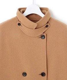 23区 S 【見上愛さん着用/Oggi12月号掲載】ウールライトリバー ポンチョシルエット コート