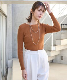 UNFILO コンパクトリブニット