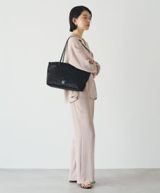 russet バイカラーレザーハンドルトートバッグ(SF-279)