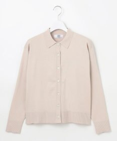 J.PRESS LADIES S 【洗える】ニットポロ カーディガン