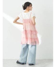 earth music&ecology チュールミニキャミワンピース