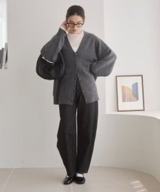 WEGO 【ANGIE VINTAGE】オーバーサイズVネックカーディガン