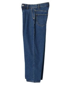 earth music&ecology タックワイドデニムパンツ