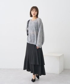 earth music&ecology ティアードイレヘムスカート