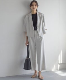 組曲 リネンレーヨンワイド パンツ