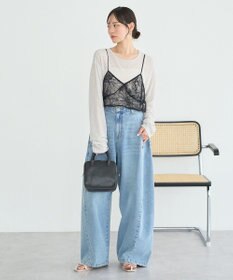 earth music&ecology シアーワッフルプルオーバー