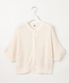 J.PRESS LADIES L 【洗える】PATTERN MESH ドルマンスリーブ カーディガン