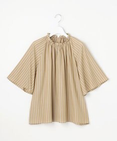 自由区 S リヨセルポプリンフリル ブラウス