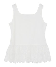 earth music&ecology コットンレースヘムインナー