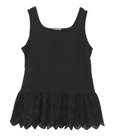 earth music&ecology コットンレースヘムインナー