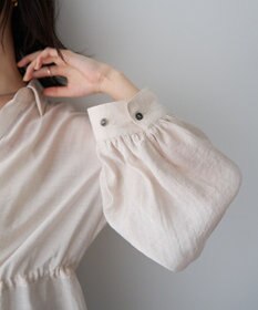 YECCA VECCA シアー2way袖バルーンチュニック