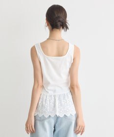 earth music&ecology コットンレースヘムインナー