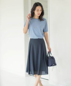 J.PRESS LADIES L 【洗える】レーヨンエリートストレッチ ドルマン ニット