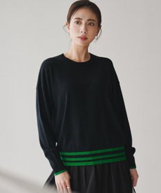 ICB ハイゲージソフトウール ニットプルオーバー