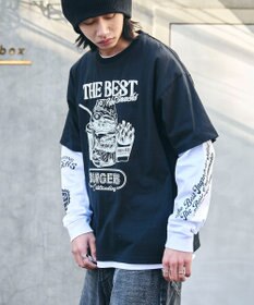 WEGO 【ユニセックス着用ITEM】グラフィックアンサンブルT（LS）