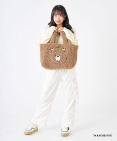 MOONBAT Care Bears(ケアベア) ボアバッグ B4サイズ 手洗い可能 ファイファー