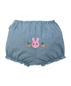 MIKI HOUSE HOT BISCUITS 【70-90cm】ダンガリー素材 ブルマ