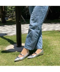 MODE ET JACOMO <MODE ET JACOMO>ポインテッドトゥメリージェーンパンプス