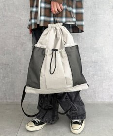 WEGO 【ユニセックス着用ITEM】メッシュポケットナップサック