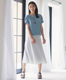 J.PRESS LADIES L 【洗える】シアートリコット フレアー スカート