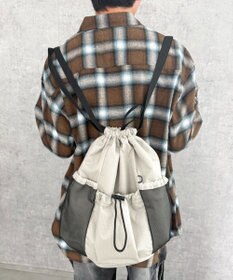 WEGO 【ユニセックス着用ITEM】メッシュポケットナップサック