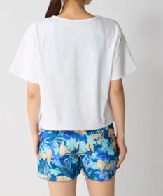 OP／FILA 【Ocean Pacific】裾ブラウジングTシャツ付き４点セット水着