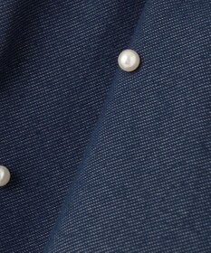 ANY KIDS パール×デニムニットスカッツ